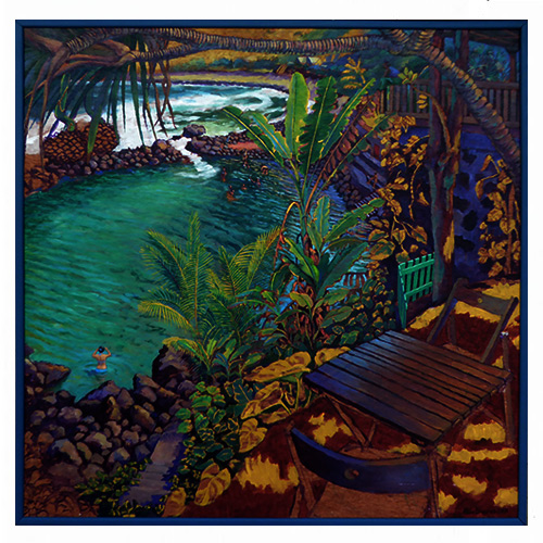 Dérives du bassin de Manapany, peintures, Alain Ducros