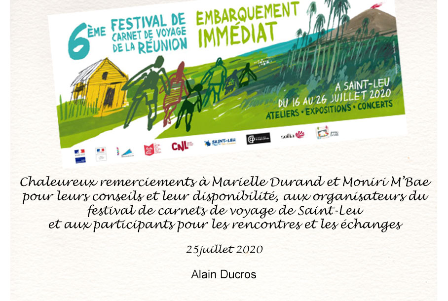 Carnet de voyage au Festival 
